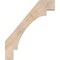 Ekena Millwork 3 1/2"W x 30"D x 36"H Merced Smooth Knee Brace, Douglas Fir BRC04X30X36MRC00SDF - alternate 3